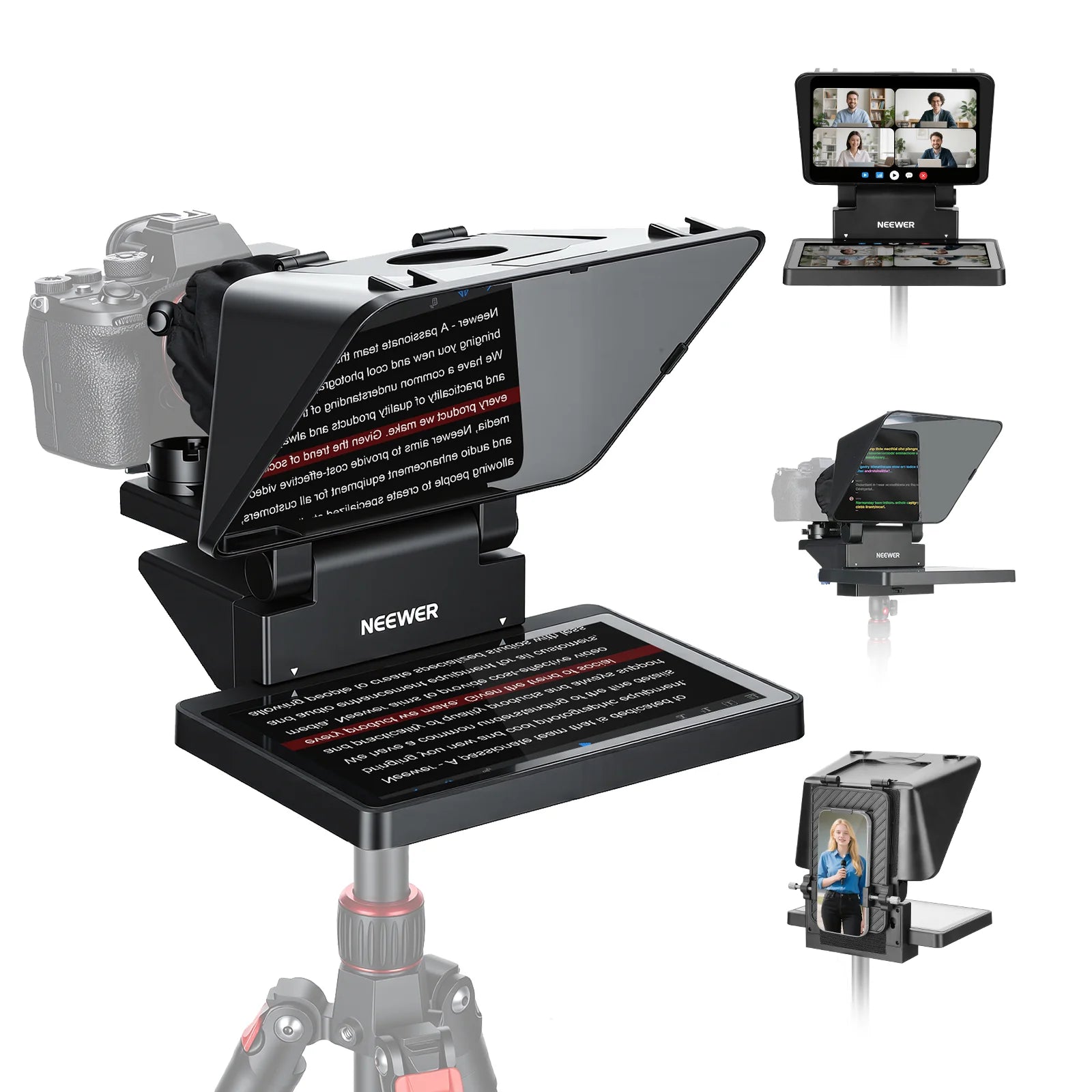 Neewer X11 Teleprompter with Built-in TM8 Monitor