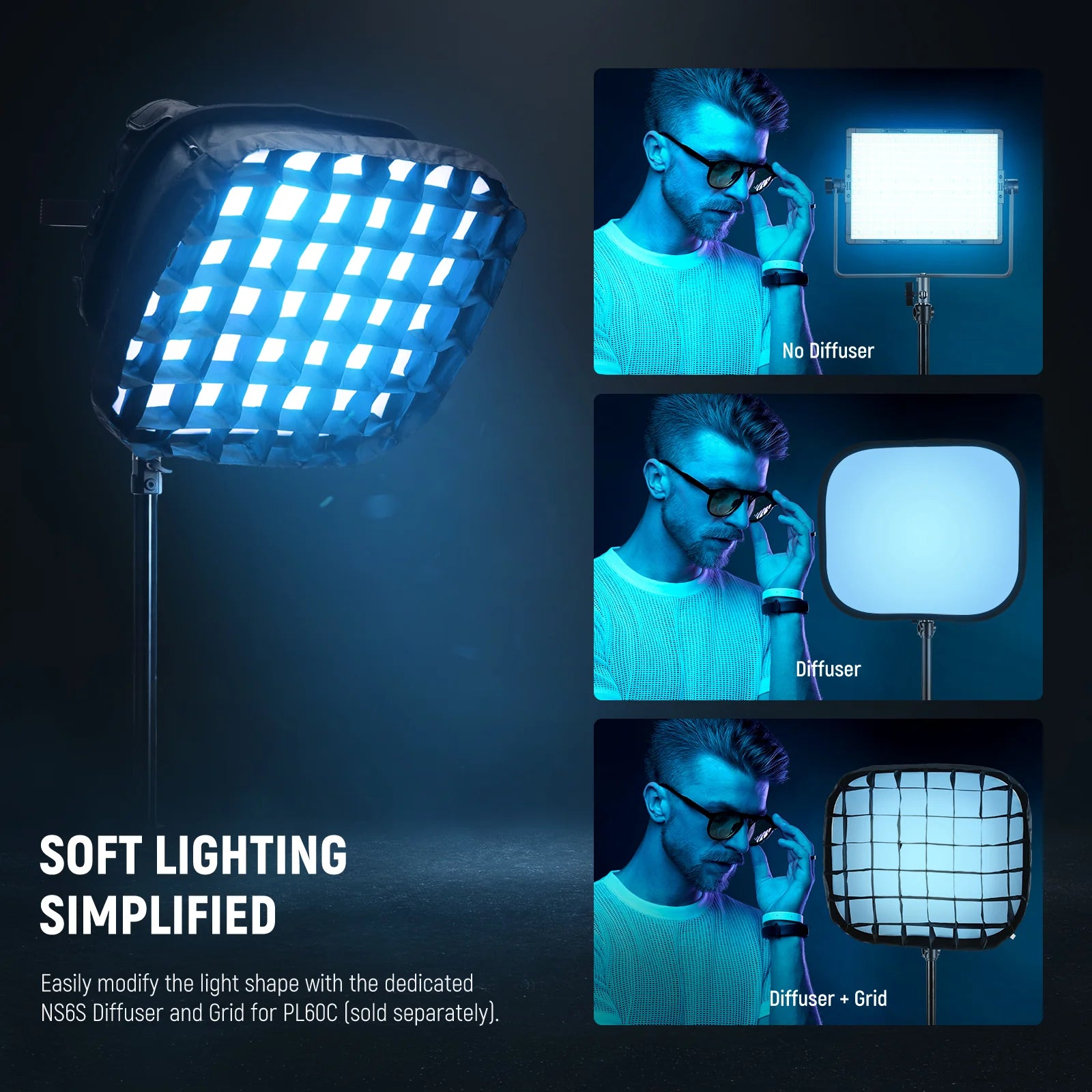NEEWER PL60C 60W RGB LED Panel Light