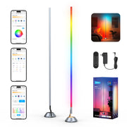 Neewer NF01 Floor Lamp RGBic LED Corner Lamp Works with Alexa 1500 Lume