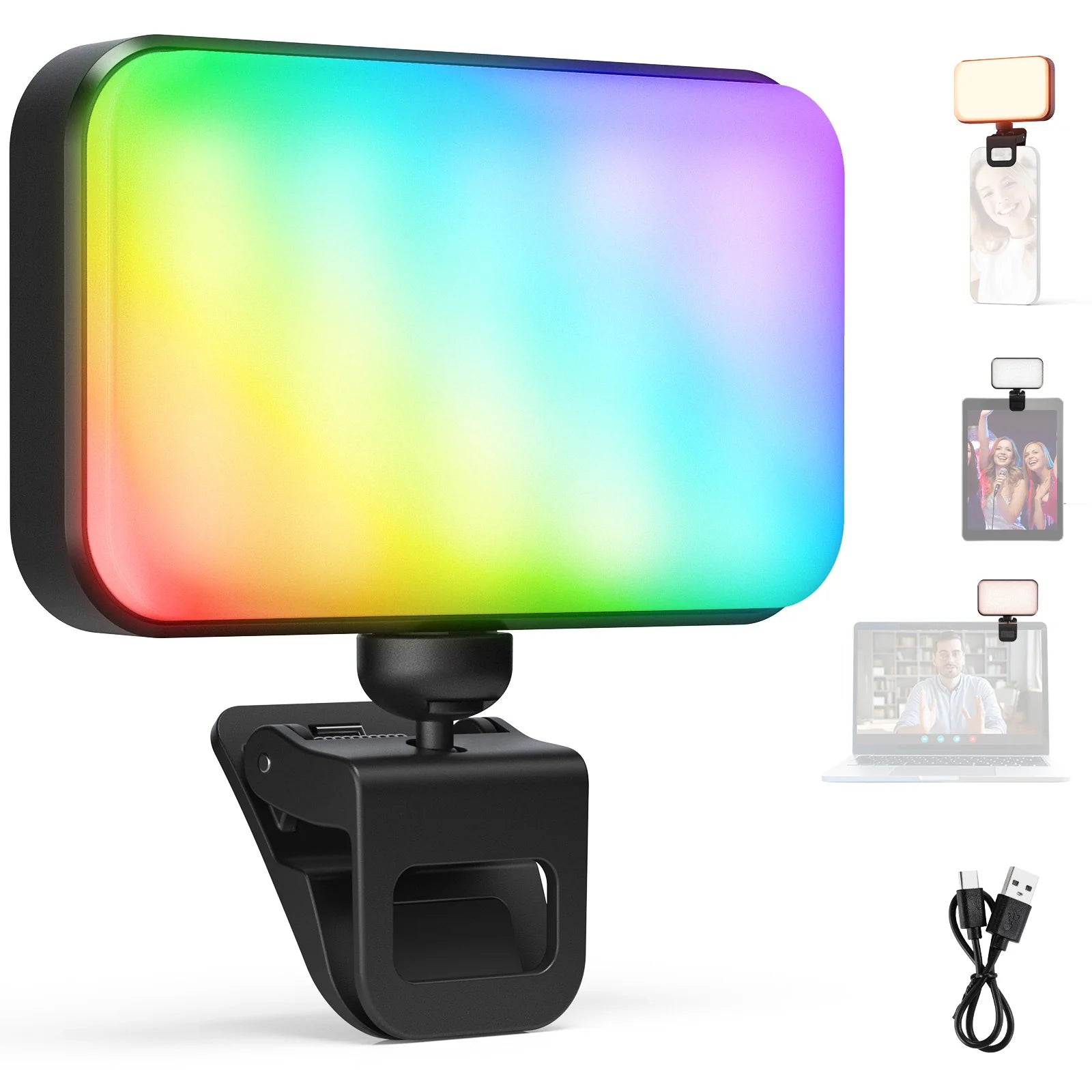 NEEWER N6C Clip-On RGB LED Selfie Light