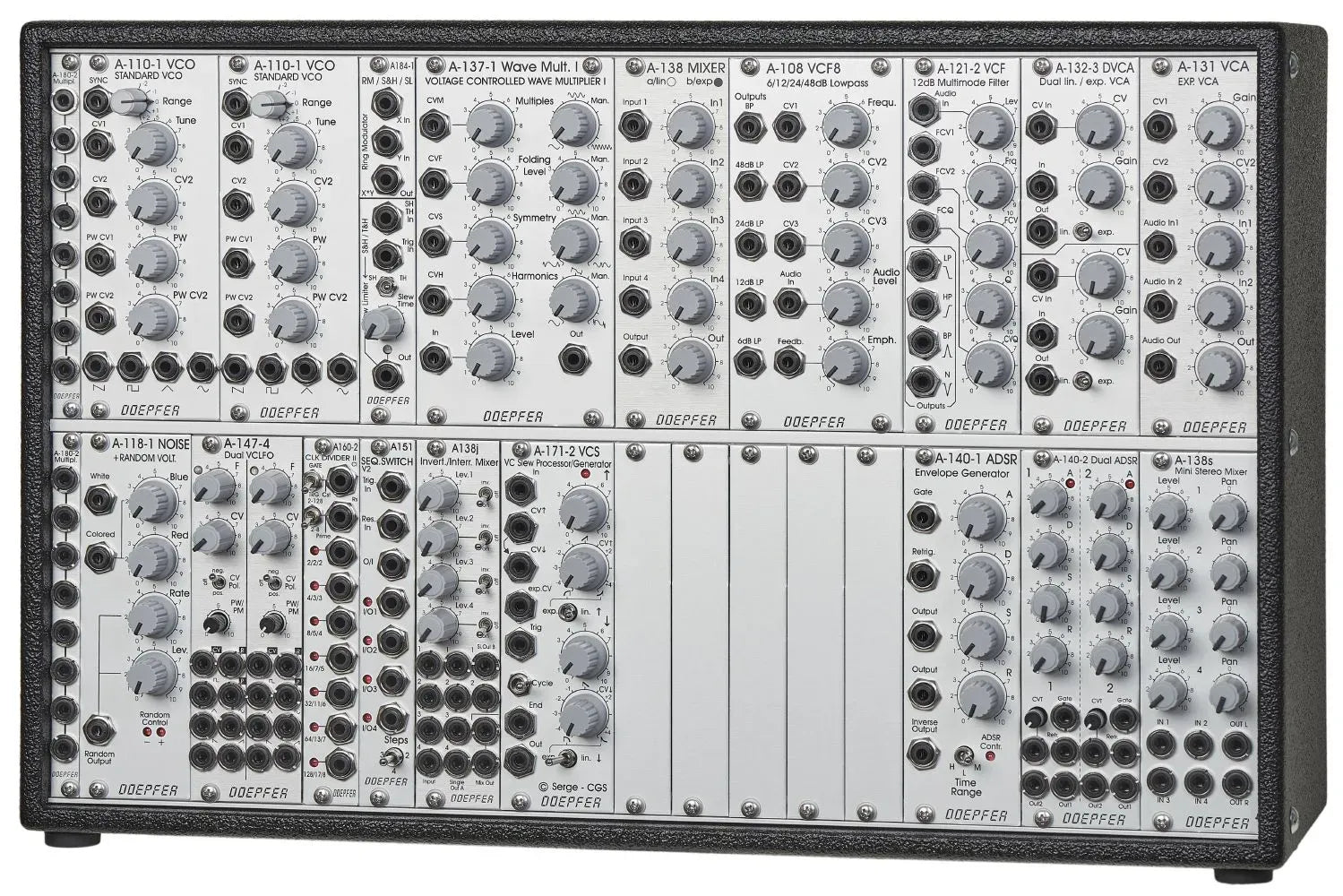 Doepfer A-100 Basic System 3 LC6v Klangforschung PSU3