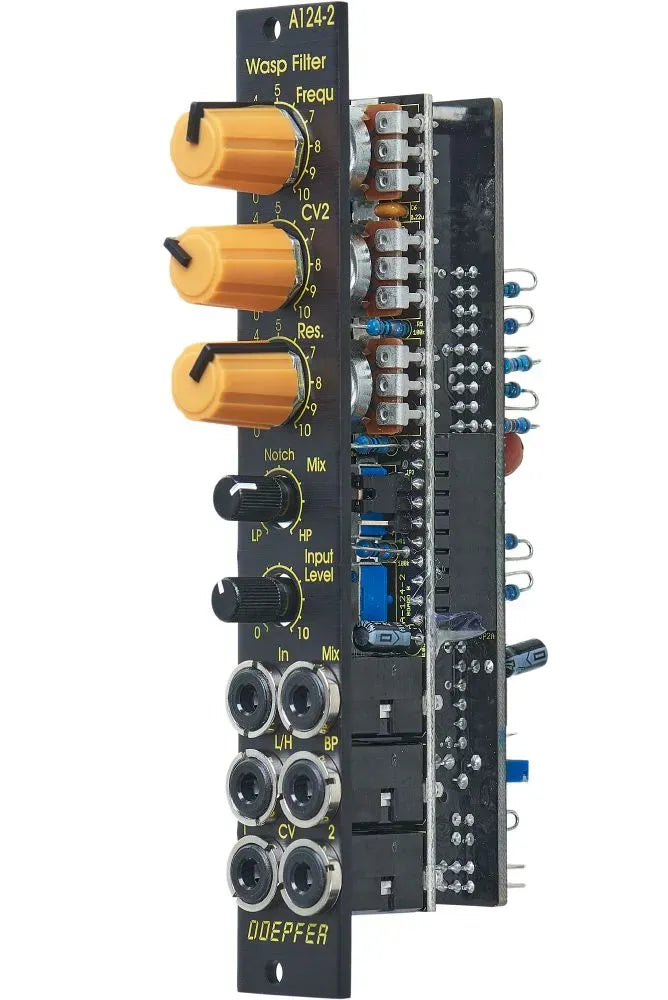 Doepfer  A-124-2SE Wasp Filter SE black/yellow Slim Line