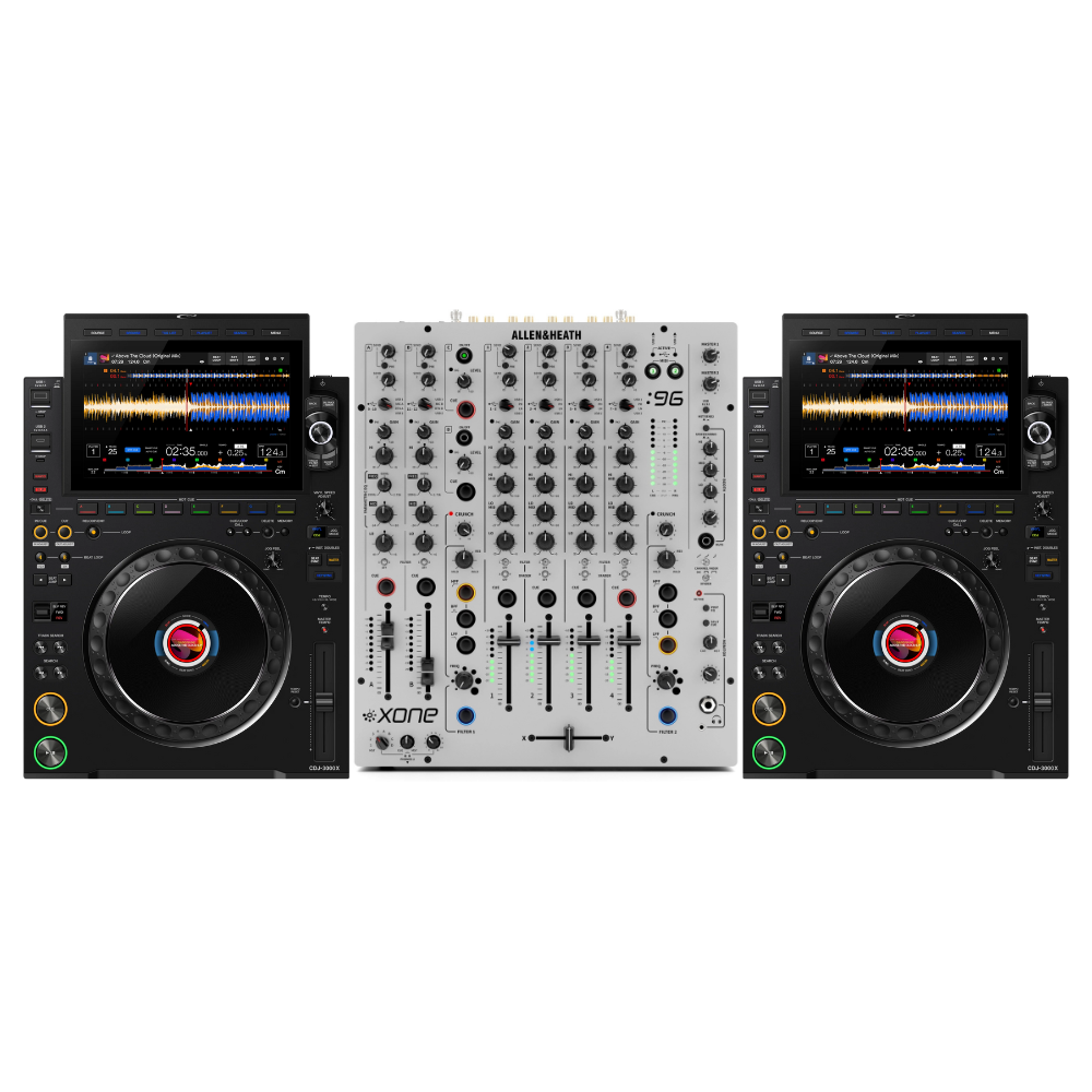 2x Alpha Theta CDJ-3000X + Allen & Heath Xone:96 Noma