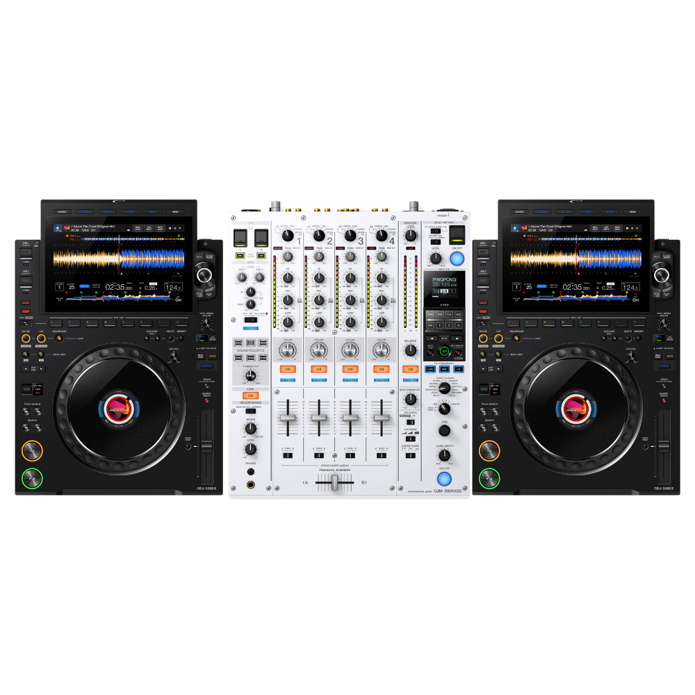 2x Alpha Theta CDJ-3000x + Pioneer DJ DJM-900nxs2 Noma