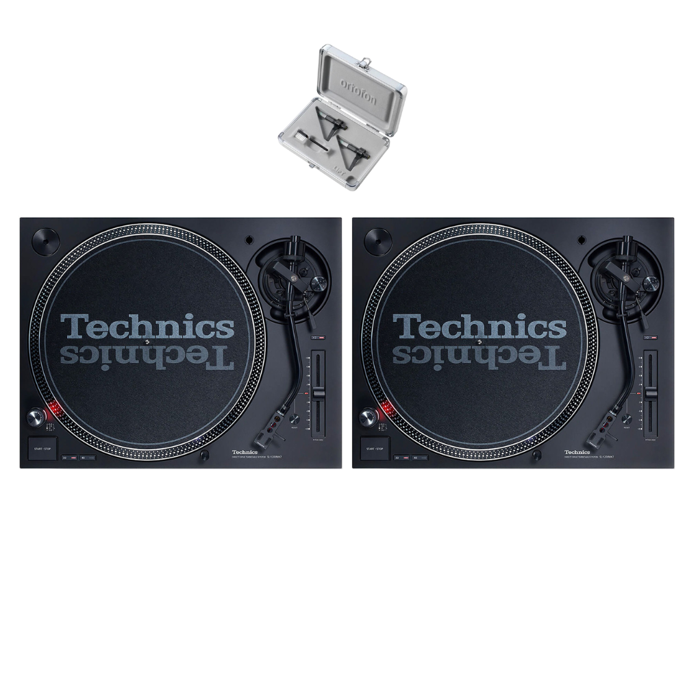 2x Technics SL-1210 MK7 ar Ortofon Concorde Mix Twin Set Noma