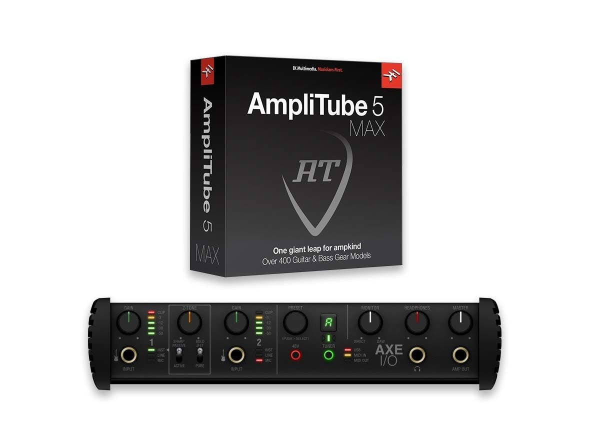 IK Multimedia AXE I/O + AmpliTube 5 MAX Bundle