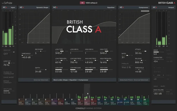 Softube British Class A For Console 1