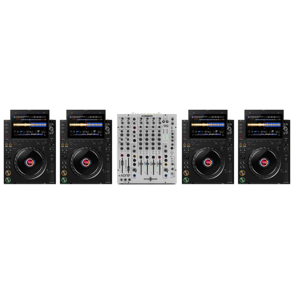 4x Alpha Theta CDJ-3000x + Allen & Heath Xone:96 Noma