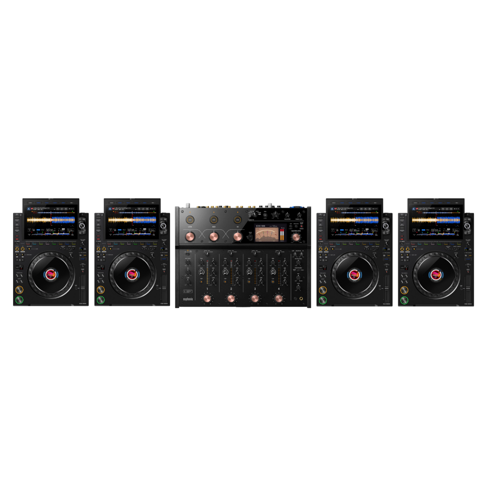 4x Alpha Theta CDJ-3000x + Alpha Theta Euphonia Noma