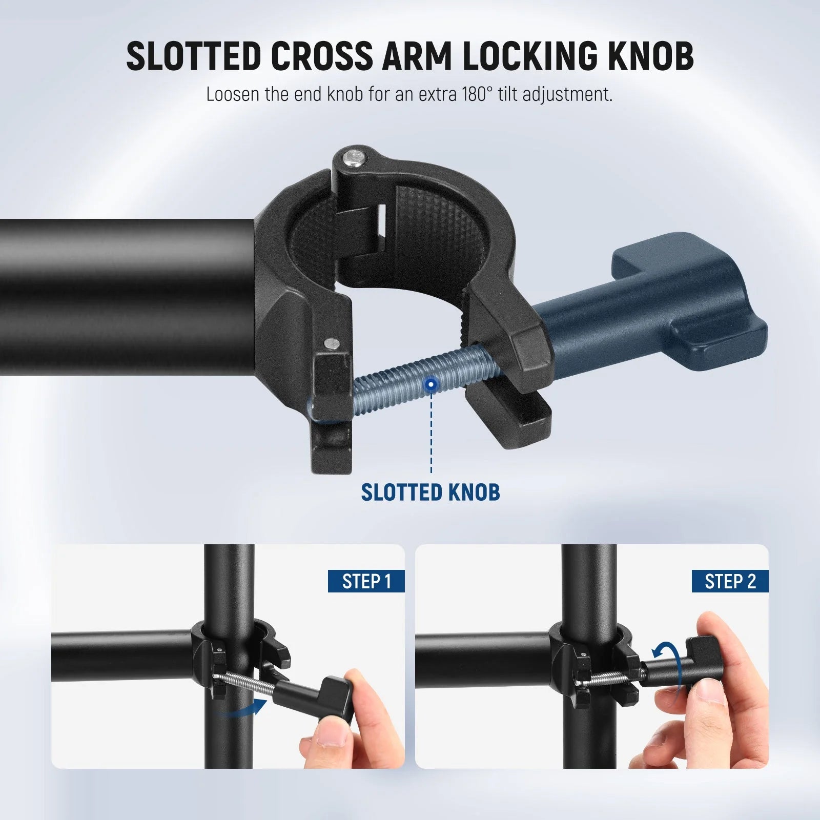 Neewer Desktop Stand Folding Cross Arm Bar DS009