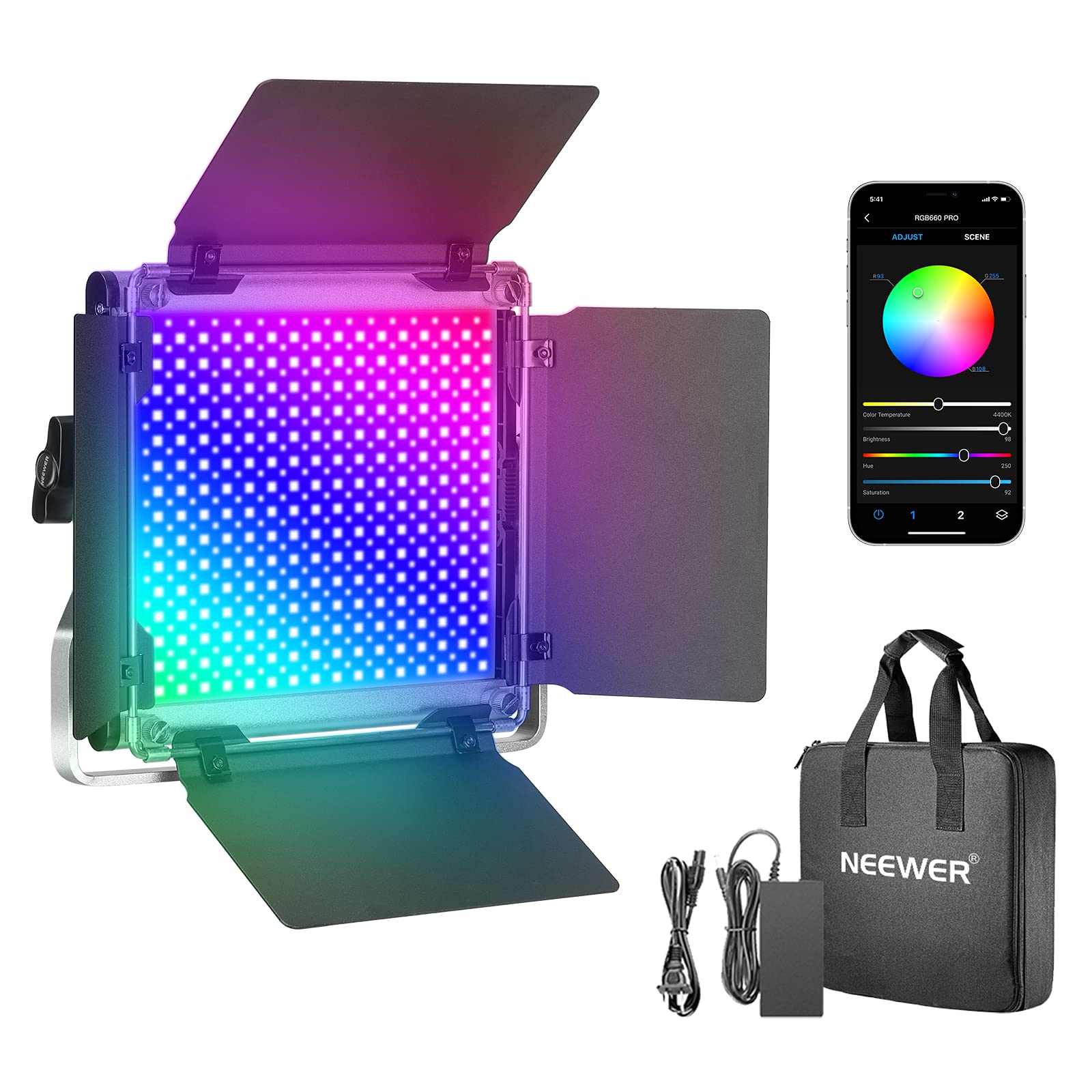 NEEWER 660 PRO II RGB LED Video Light Panel