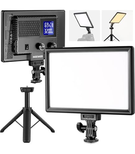 NEEWER New Version 45W 2.4G Flat LED NL-288ARC 200CM Light Stand Set（eu）