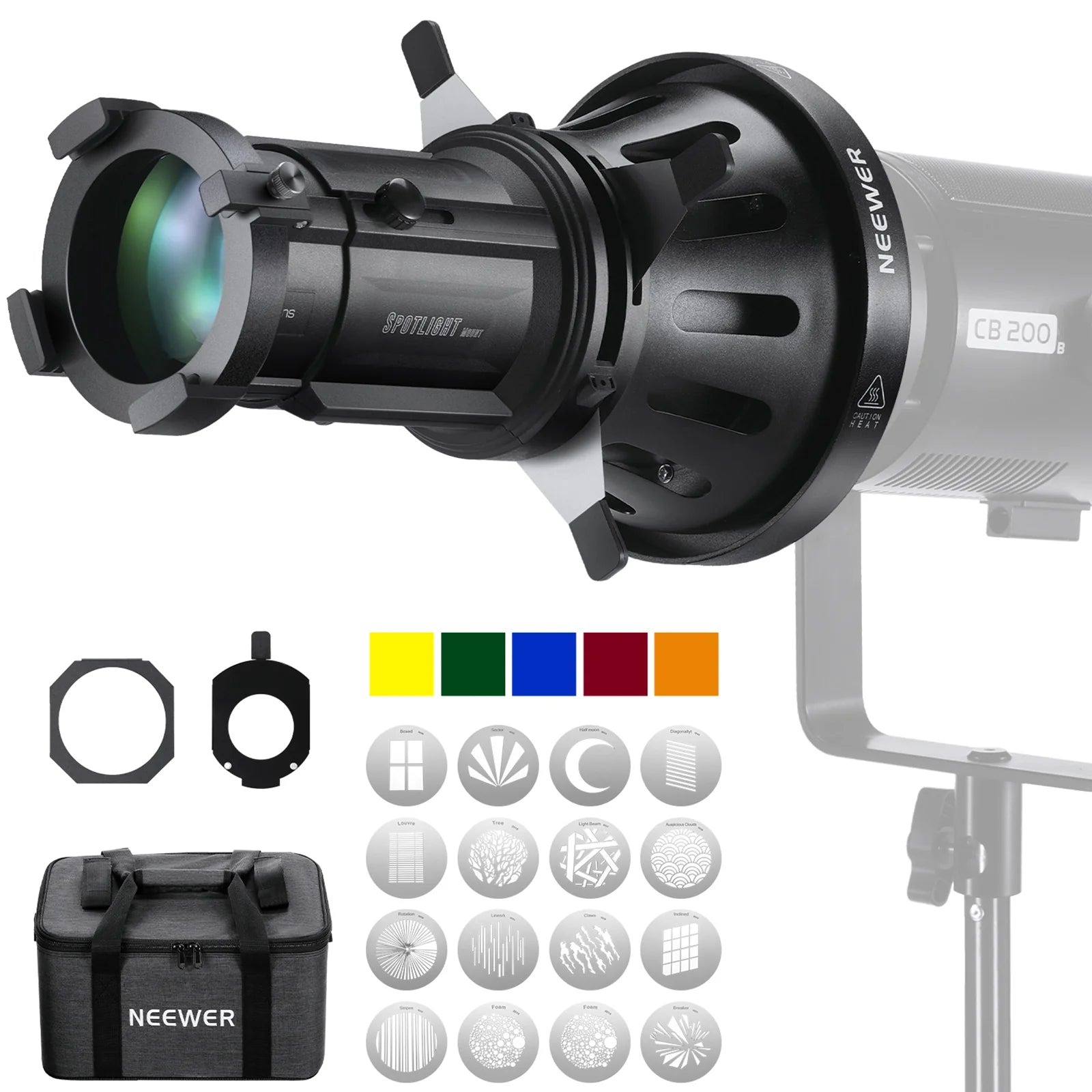 NEEWER LS-39 20° Bowens Mount Spotlight with Bag