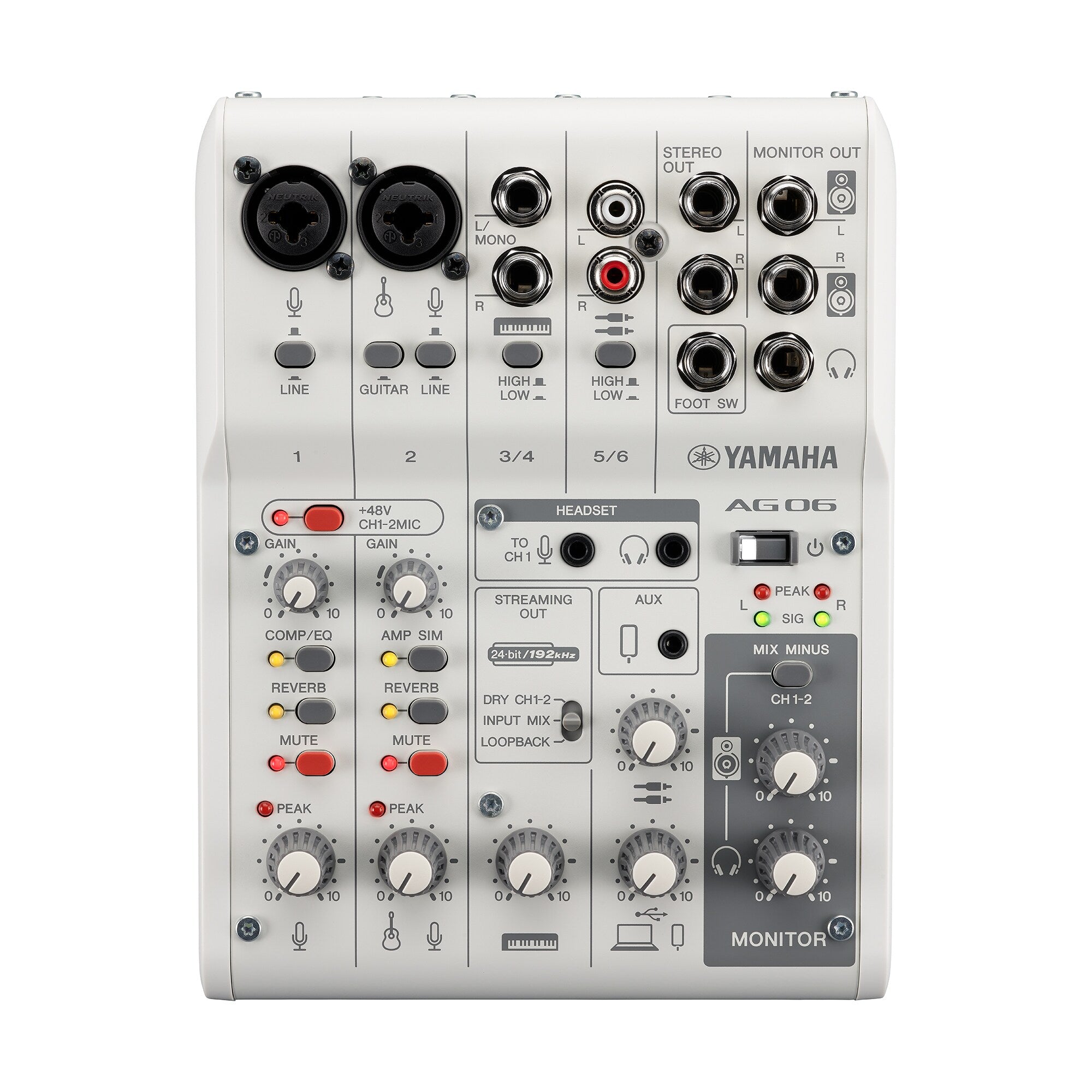 Yamaha AG06 MK2 (White)