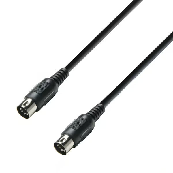 Adam Hall Cables 3 STAR MIDI 0075 BLACK