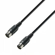 Adam Hall Cables 3 STAR MIDI 0300 BLK