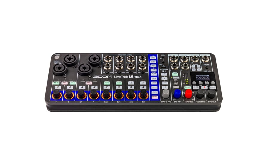 Zoom LiveTrak L6max