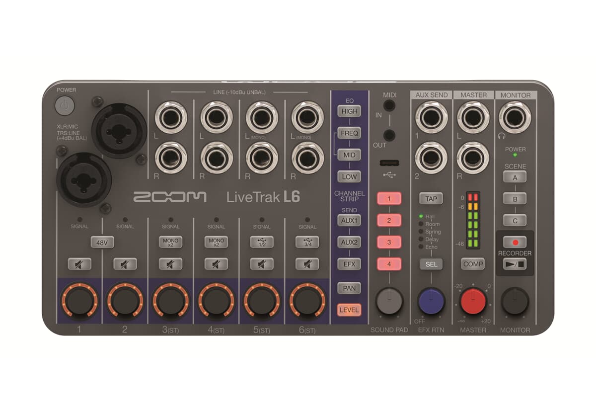 Zoom LiveTrak L6