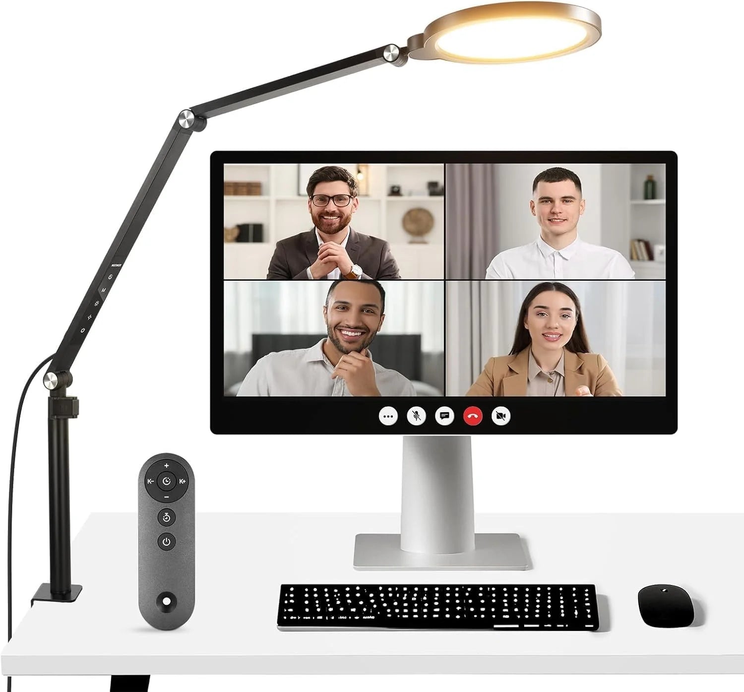 NEEWER R18 18W 7 inch Ring Light with Desk Mount