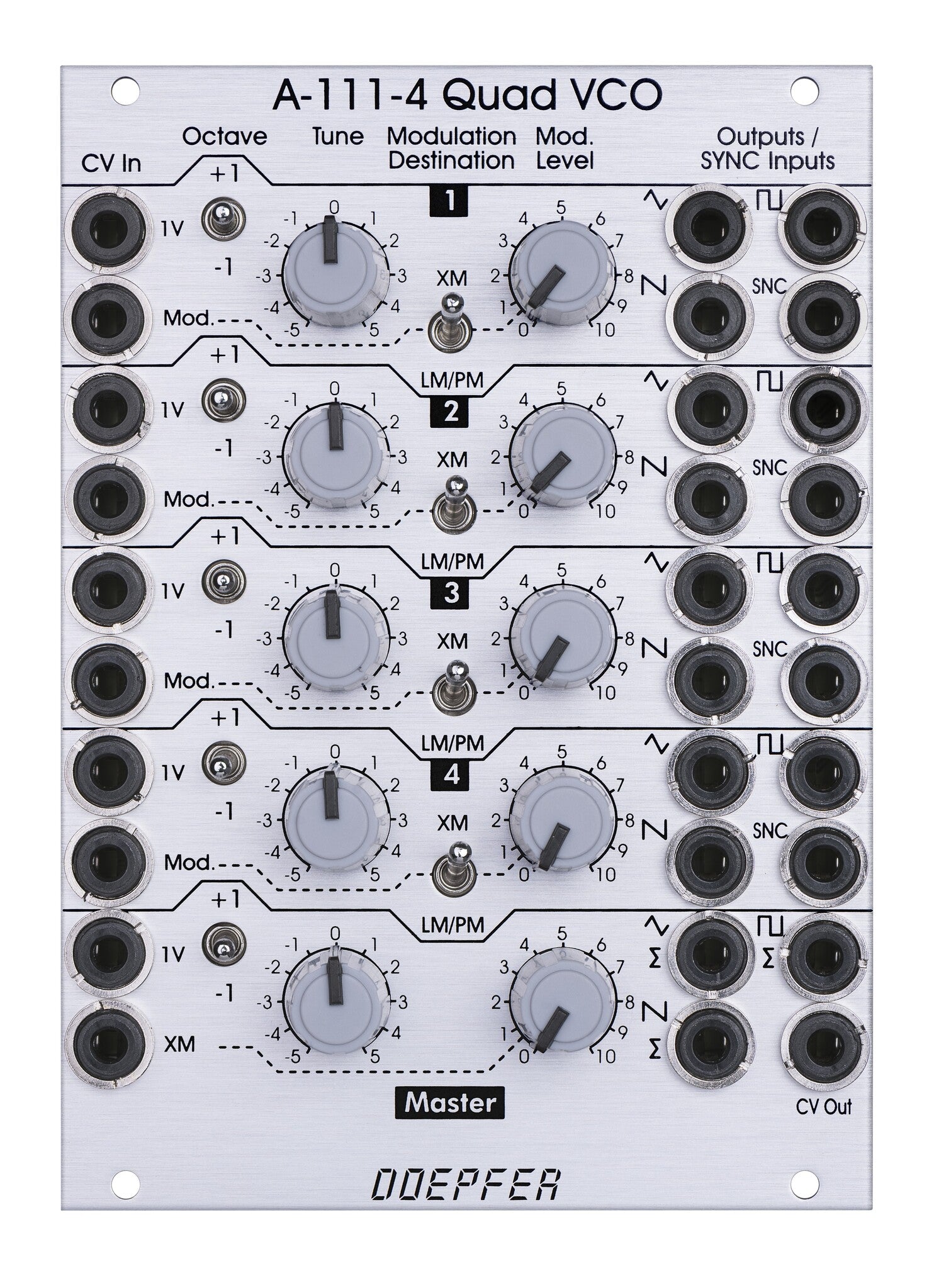 Doepfer A-111-4 Quad Precision VCO