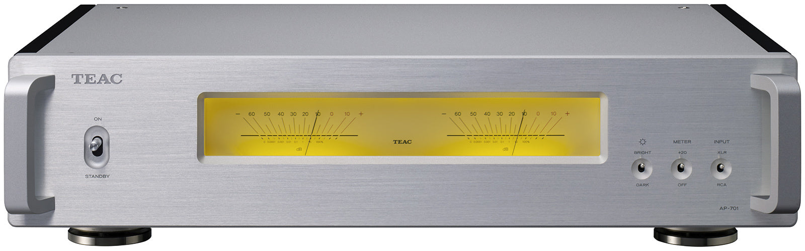Teac AP-701 Stereo Power Amplifier Silver