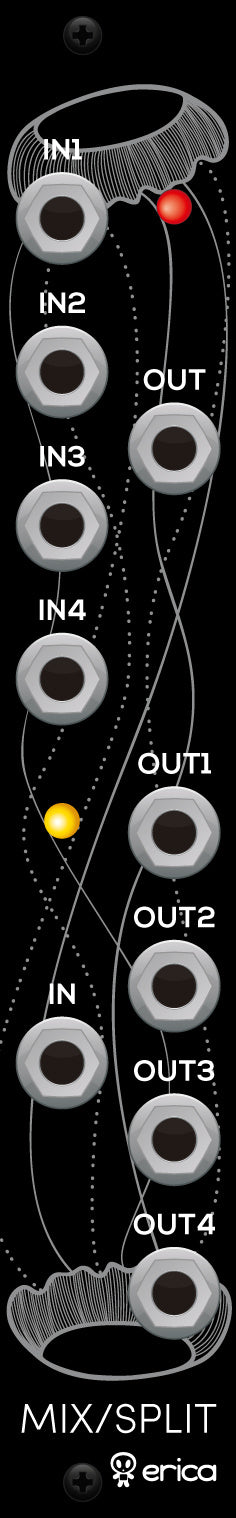 Erica Synths Black Mixer/Splitter