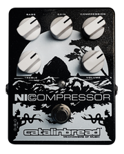 Catalinbread NICOMPRESSOR SILVER ON BLACK