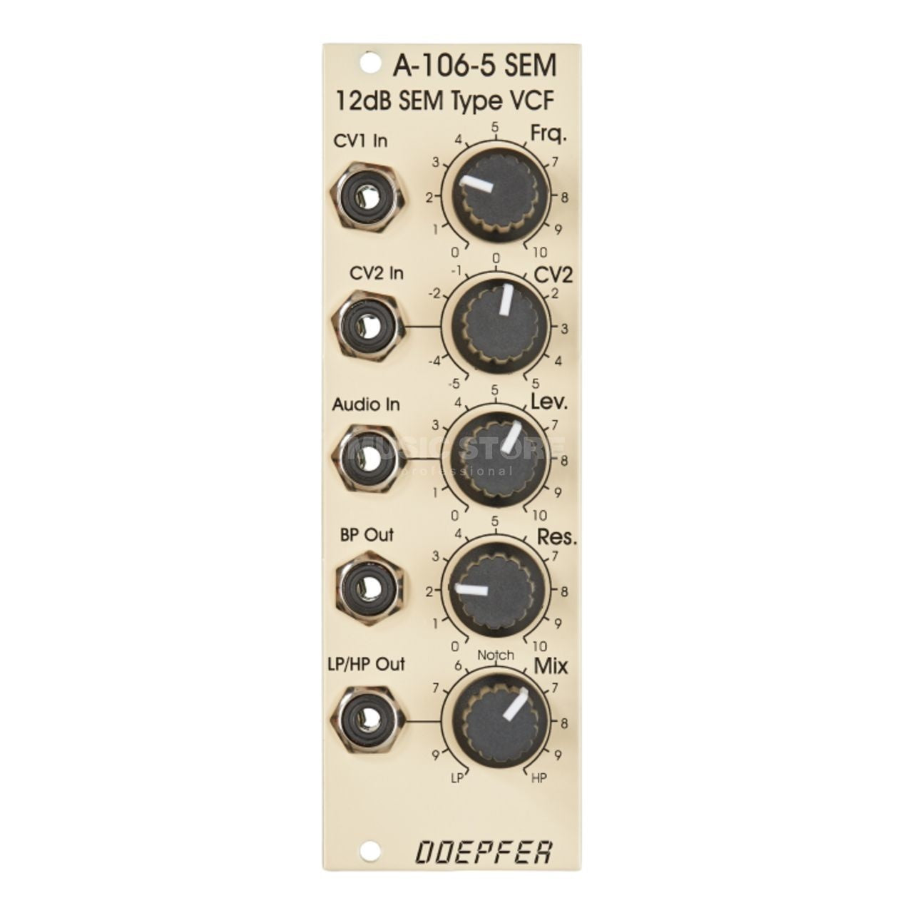 Doepfer A-106-5 12dB SEM Filter Special Edition creme