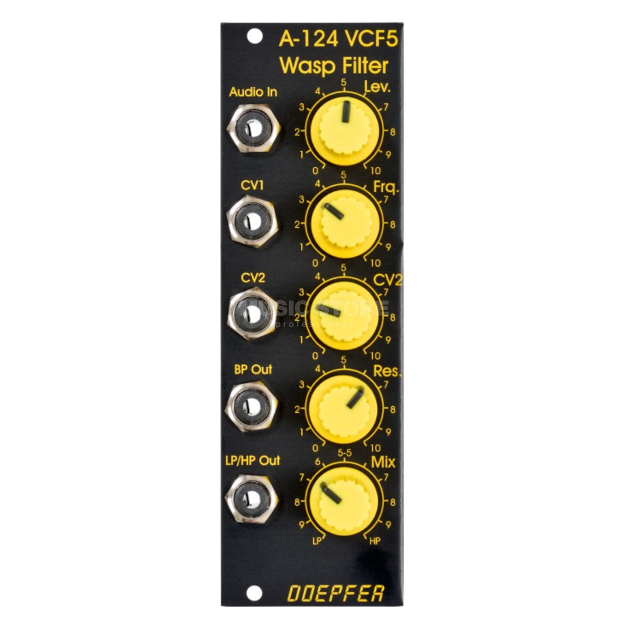 Doepfer A-124 Wasp Filter SE black/yellow