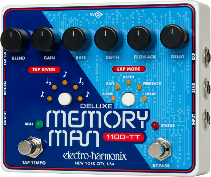 Electro-harmonix DELUXE MEMORY MAN 110 W/TT