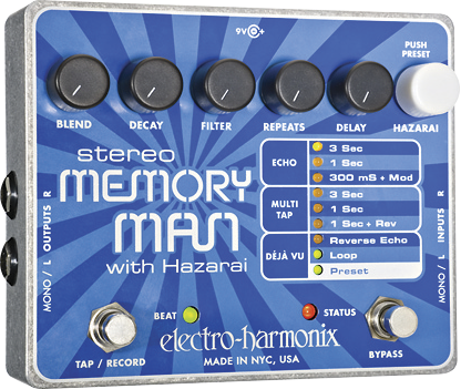 Electro-harmonix STEREO MEMORY MAN HAZARAI