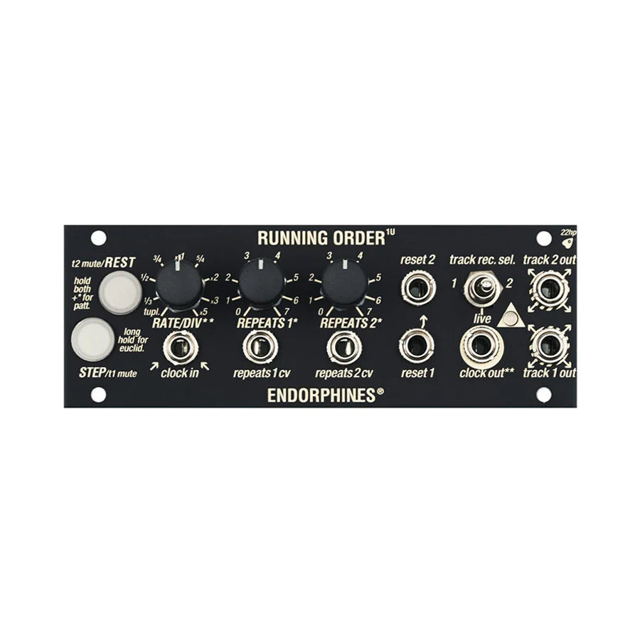 Endorphin.es 1U Running Order Black