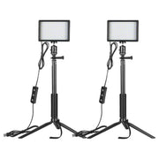 NEEWER ZC-10S 2-Light LED Kit with Filters and Tripods