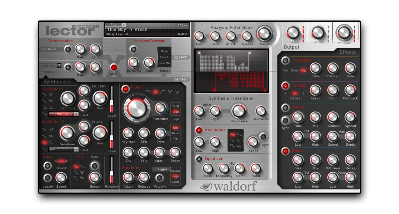 Waldorf Lector Vocoder/FX Plug-In