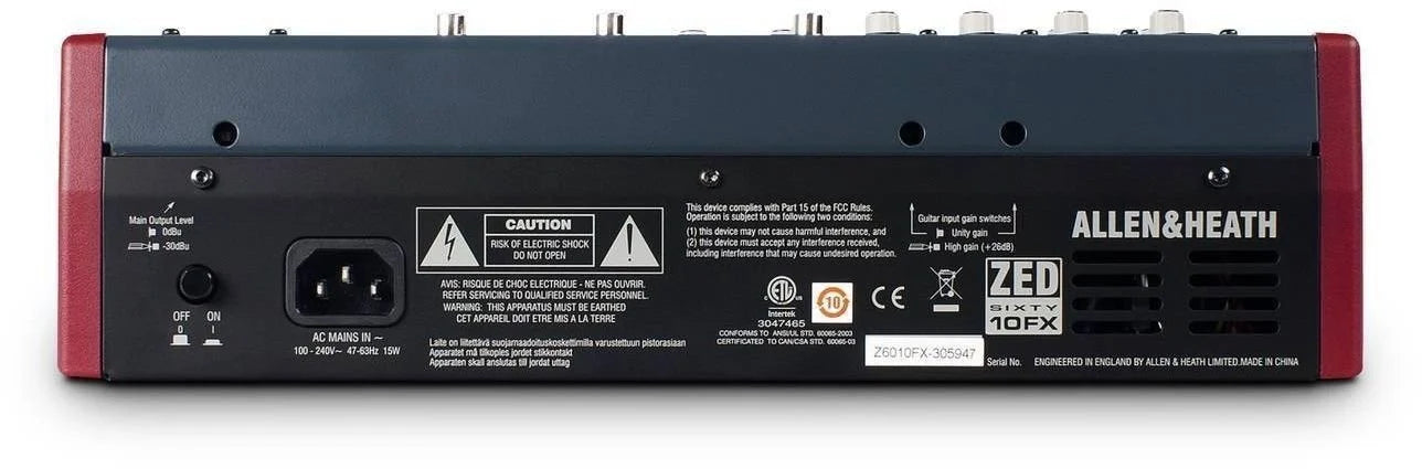 Allen & Heath ZED60-10FX