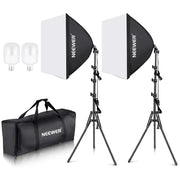 NEEWER NK200 2x35W LED Softbox Lighting Kit with Tripods