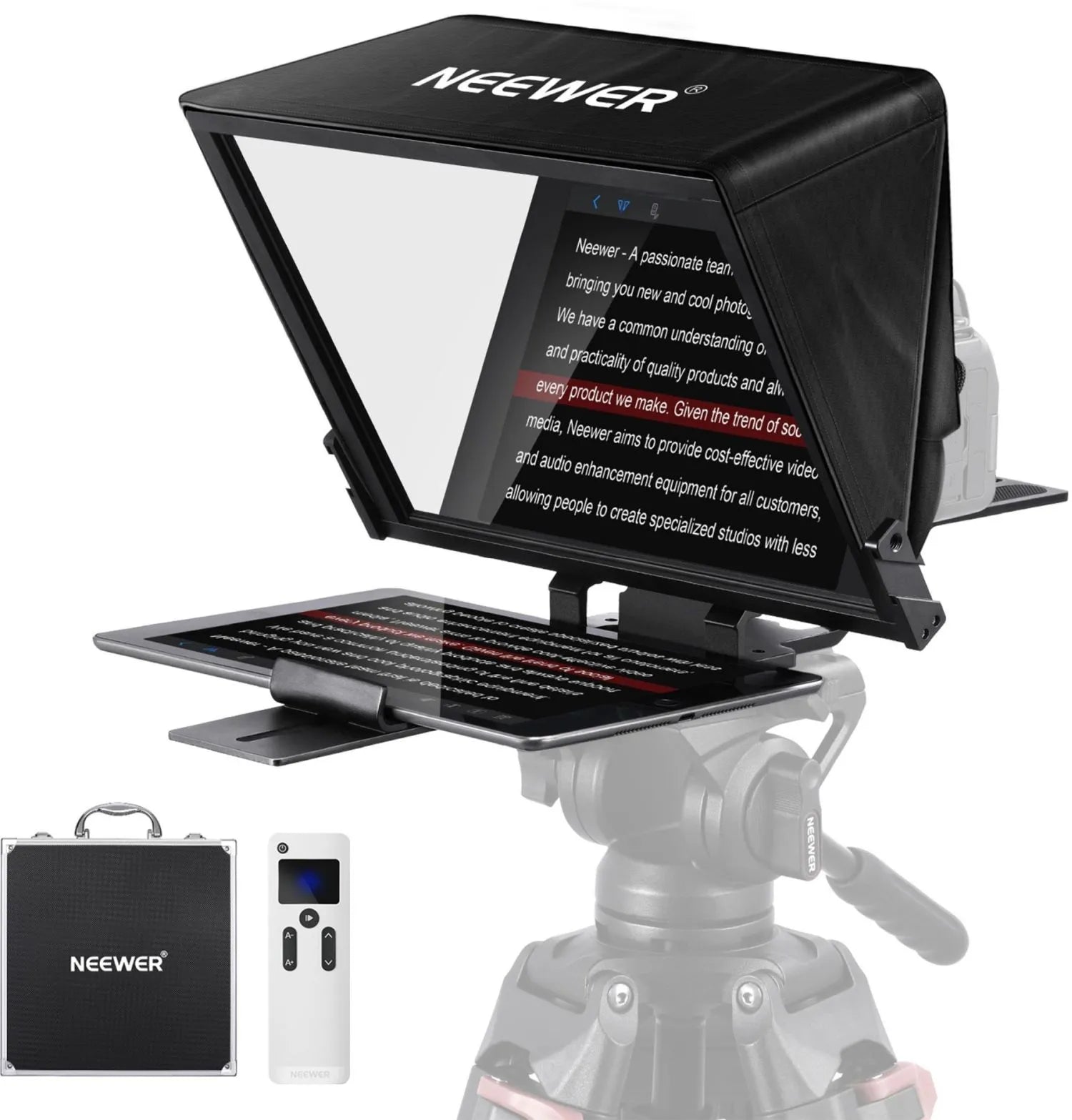 NEEWER X14 Pro 14 inch Teleprompter with Remote