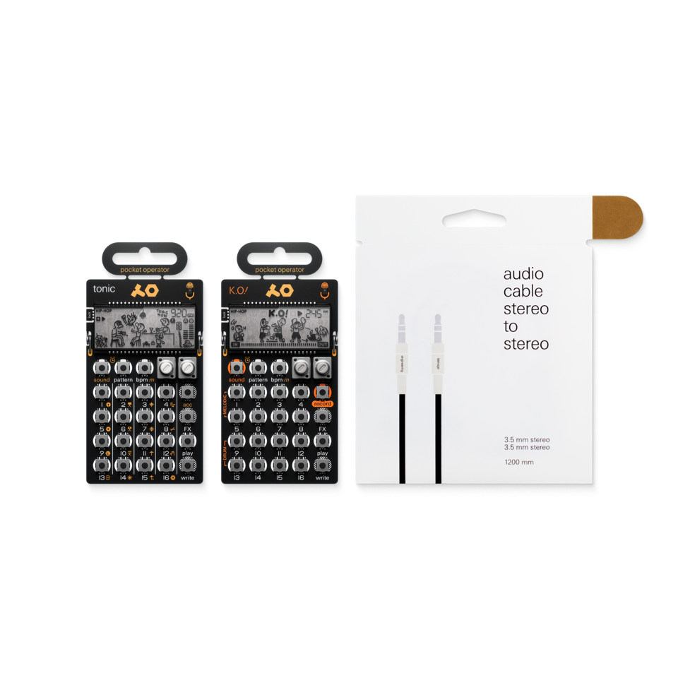 Teenage Engineering PO-33 + PO-32 + textile 3.5mm cable (TE014XS030)
