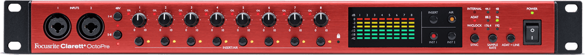 Focusrite Clarlett OctoPre+