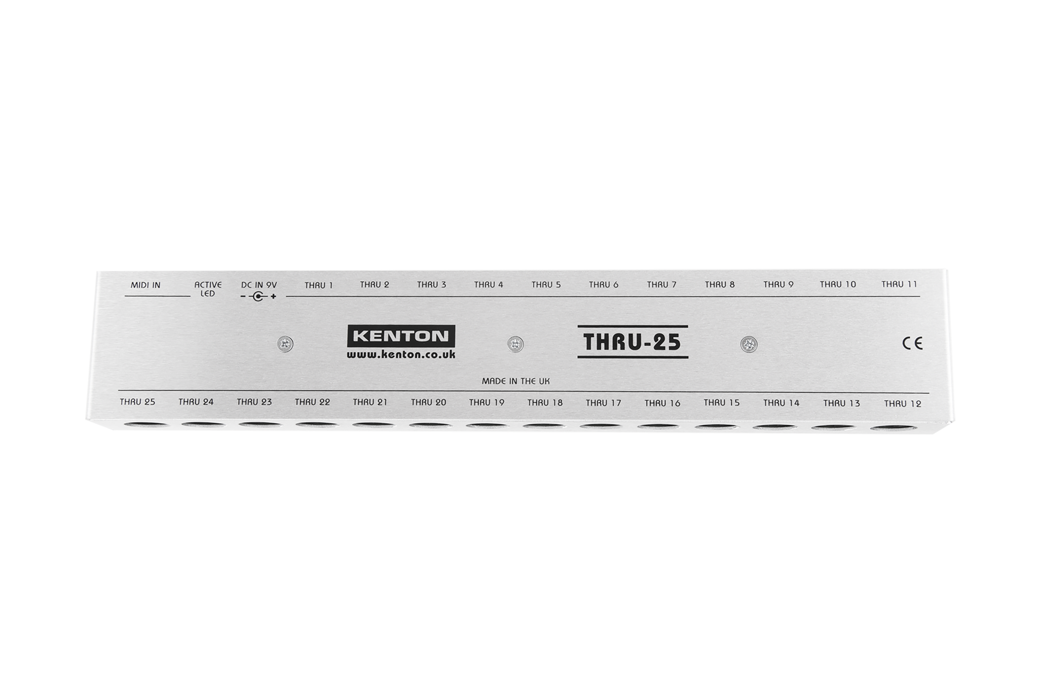 Kenton Thru 25 – 1 MIDI IN to 25 THRU