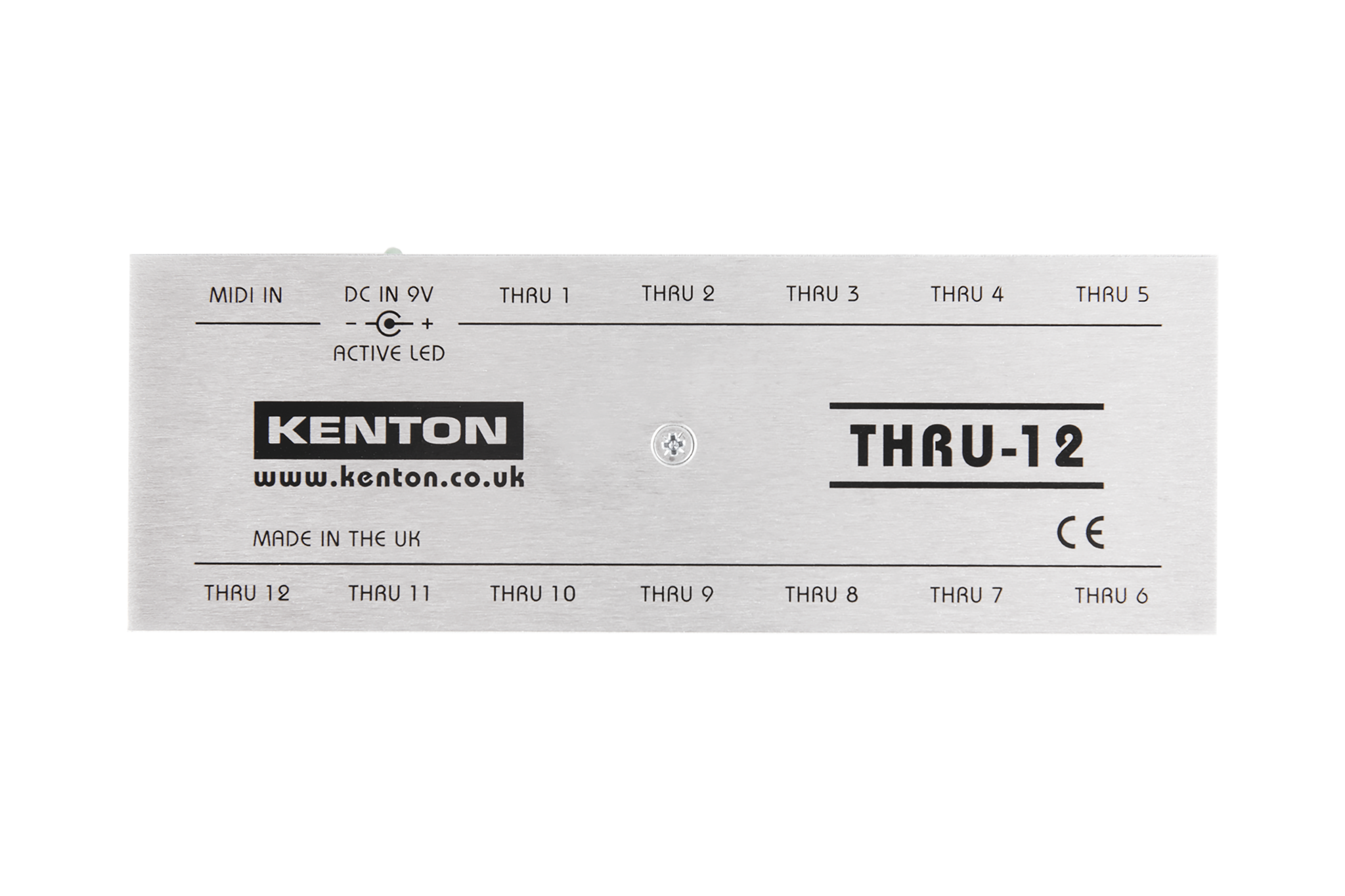 Kenton Thru 12 – 1 MIDI IN to 12 THRU