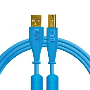 Dj Techtools Chroma USB-B Cable Straight Blue