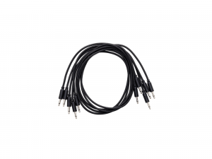 Erica Synths Braided Eurorack Patch Cables 30cm (5 pcs) (Black)