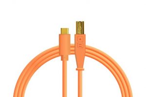 Dj Techtools Chroma USB-C Cable Neon Orange