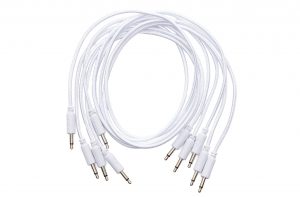 Erica Synths Braided Eurorack Patch Cables 60cm (5 pcs) (White)