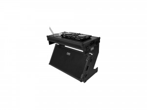 UDG Ultimate Flight Case Portable Z-Style DJ Table Black Plus (Wheels) (U91072BL)
