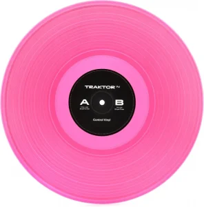 Native Instruments Traktor Control Vinyl Neon Pink Transparent