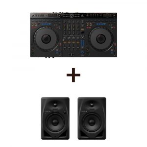 Alpha Theta DDJ-GRV6 + Pioneer DJ DM-50D BT (black)