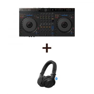 Alpha Theta DDJ-GRV6 + Pioneer DJ HDJ-CUE1 BT (black)