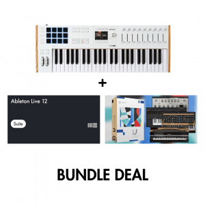 Arturia KeyLab 49 mk3 (White) + Ableton Live 12 Suite Upgrade + Free V Collection X